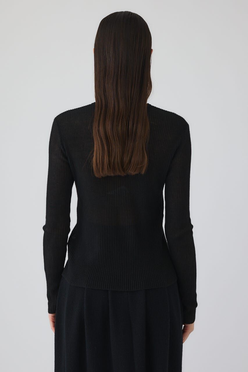 RIM.ARK 「Sheer rib spring knit」|ニット・セーター|