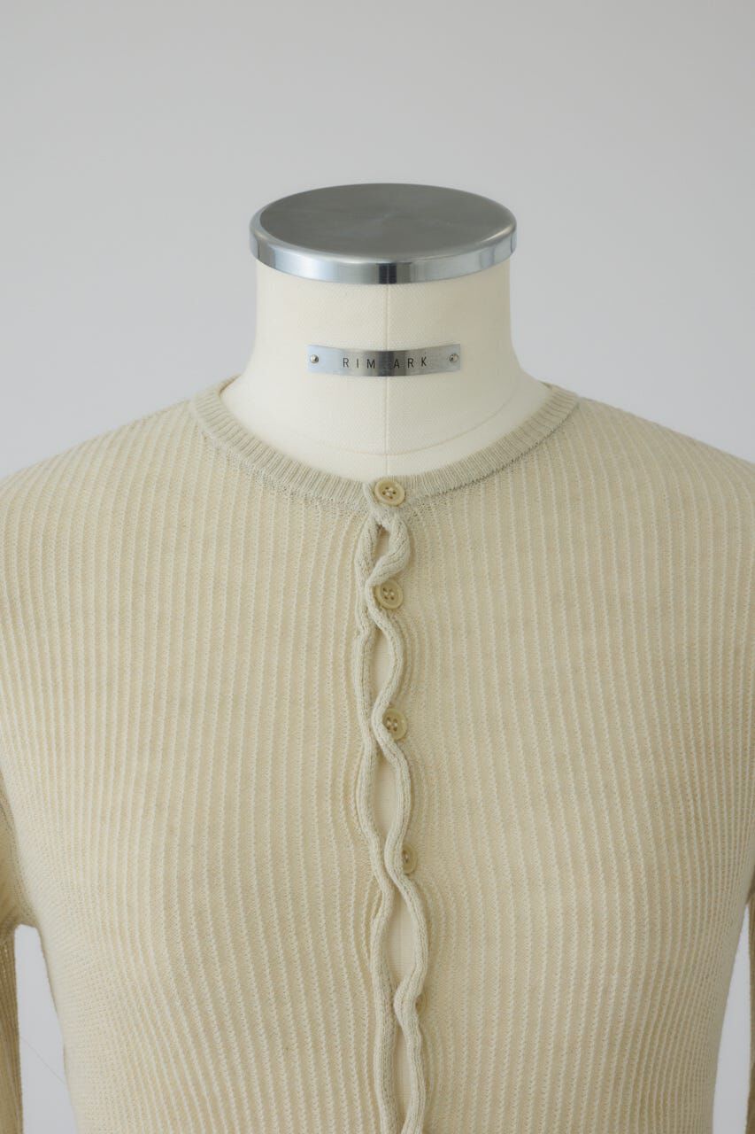 RIM.ARK 「Sheer rib spring knit」|ニット・セーター|