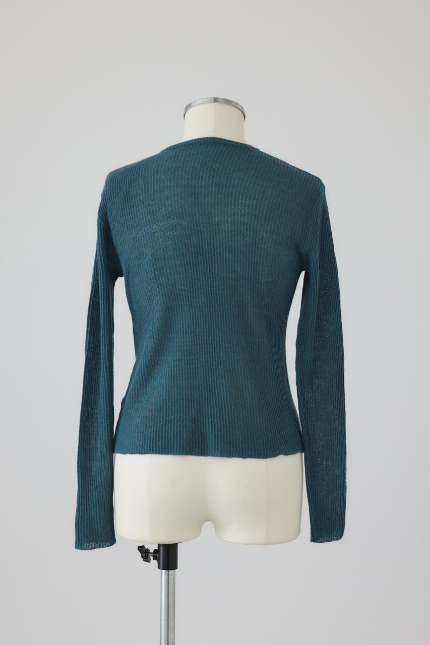 RIM.ARK 「Sheer rib spring knit」|ニット・セーター|