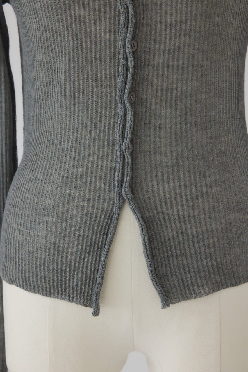 RIM.ARK 「Sheer rib spring knit」|ニット・セーター|