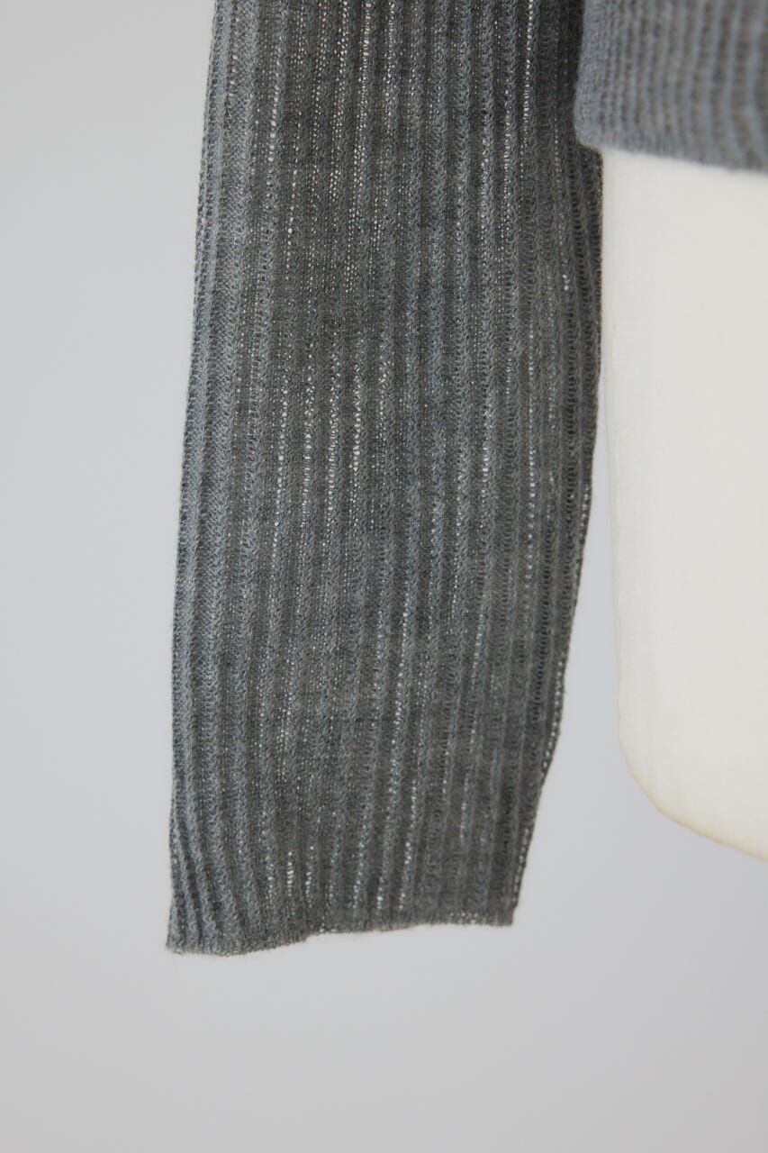 RIM.ARK 「Sheer rib spring knit」|ニット・セーター|