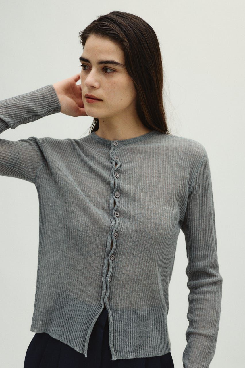 RIM.ARK 「Sheer rib spring knit」|ニット・セーター|