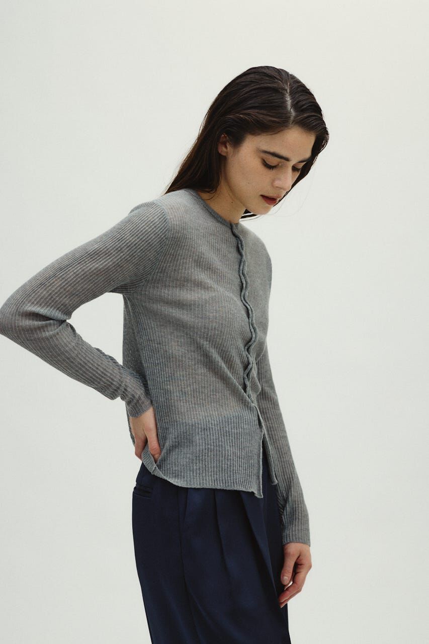 RIM.ARK 「Sheer rib spring knit」|ニット・セーター|