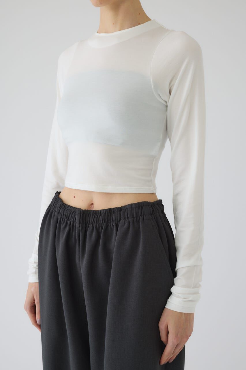 RIM.ARK 「Cropped tight tops」|Tシャツ・カットソー|