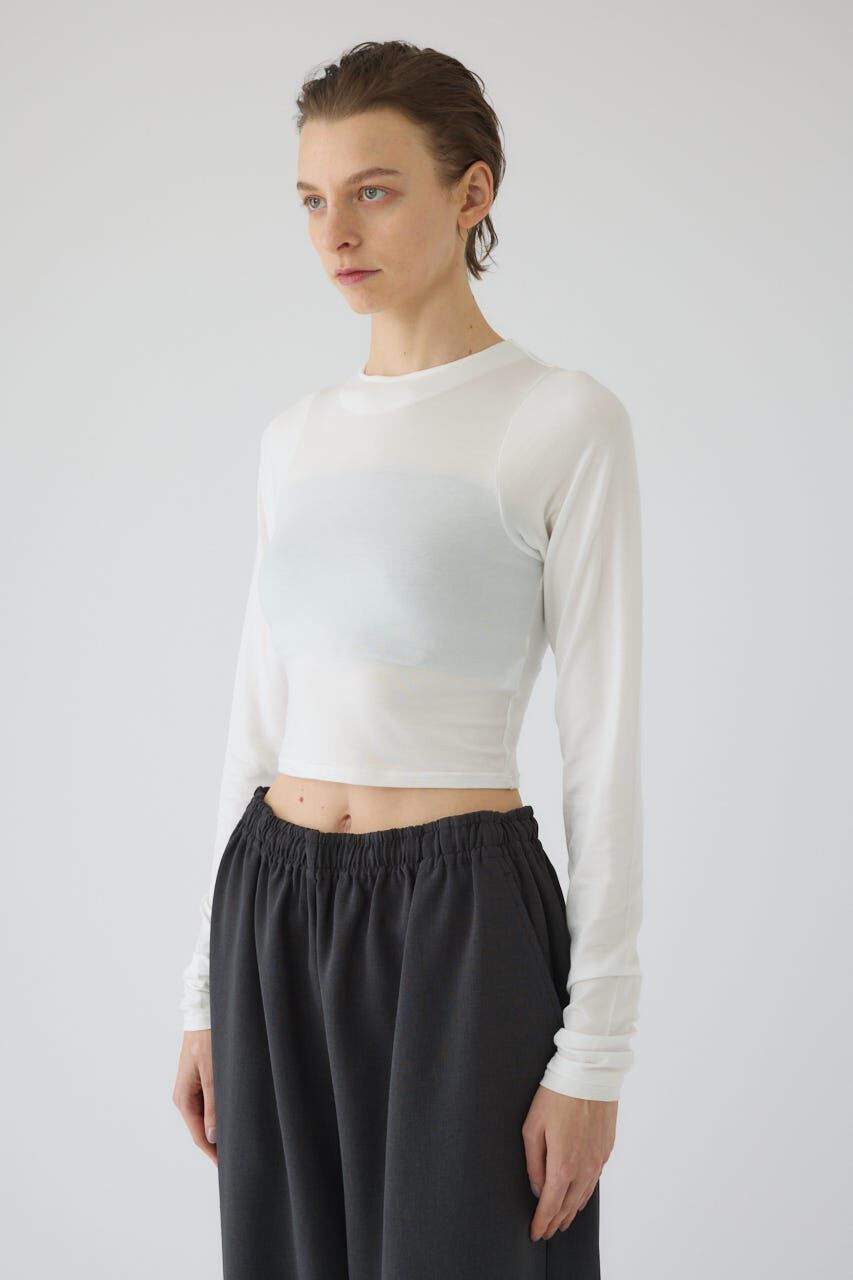 RIM.ARK 「Cropped tight tops」|Tシャツ・カットソー|