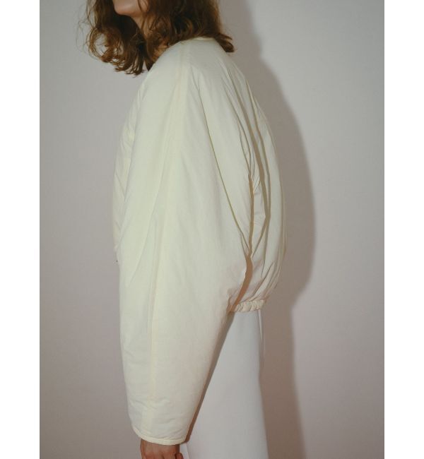 ELENDEEK「SHORT PADDING JK」|ノーカラージャケット|