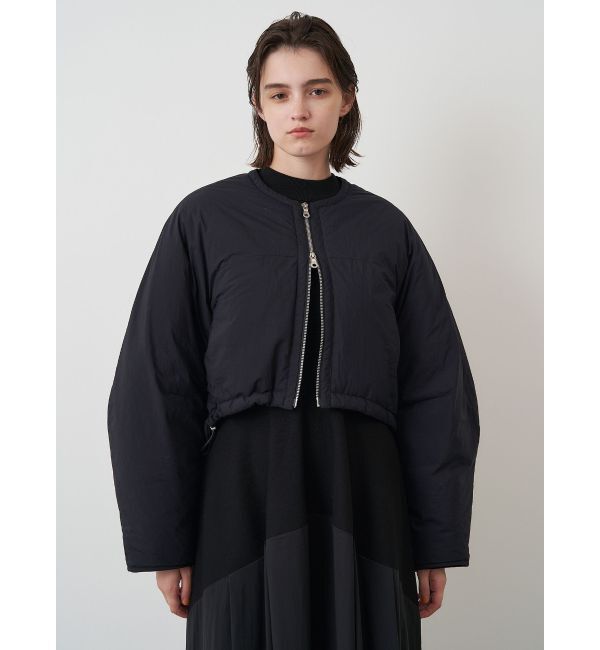 ELENDEEK「SHORT PADDING JK」|ノーカラージャケット|