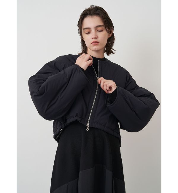 ELENDEEK「SHORT PADDING JK」|ノーカラージャケット|