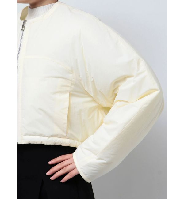 ELENDEEK「SHORT PADDING JK」|ノーカラージャケット|