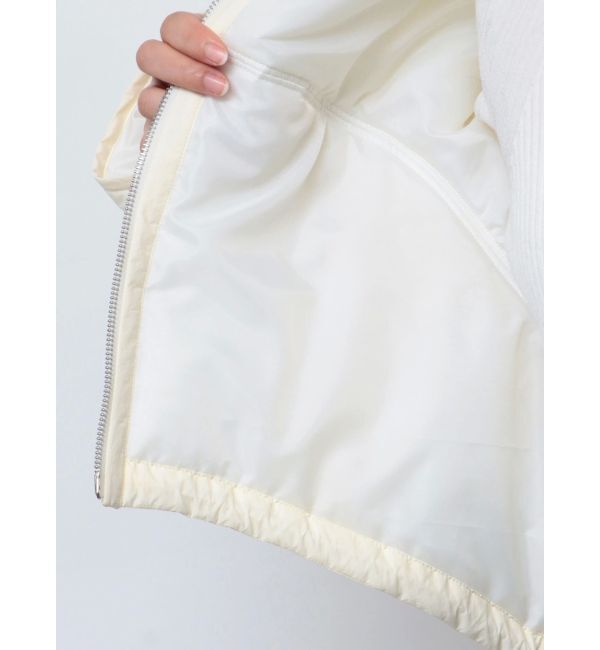 ELENDEEK「SHORT PADDING JK」|ノーカラージャケット|