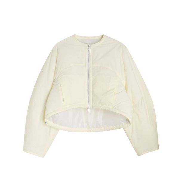 ELENDEEK「SHORT PADDING JK」|ノーカラージャケット|