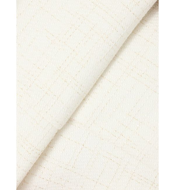 dazzlin「2WAYシングルツイードジャケット」|ノーカラージャケット|