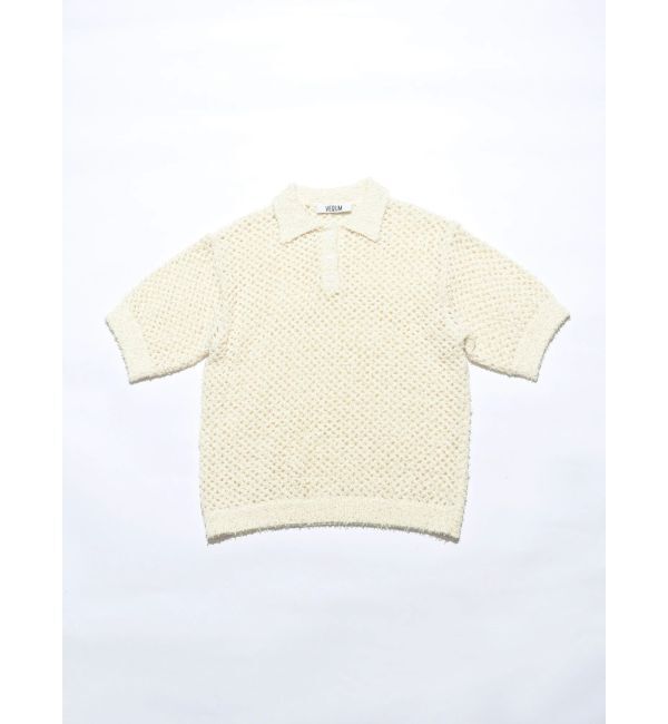 EMODA「【VEQUM】OPEN WORK POLO KNIT」|ニット・セーター|
