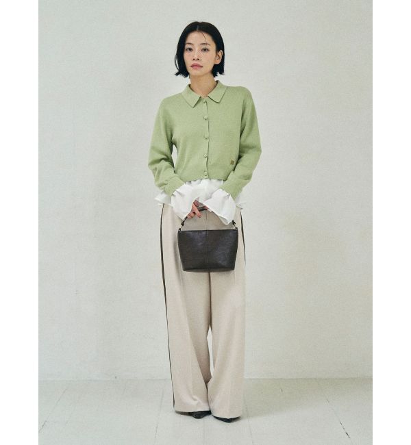 LAGUNAMOON「ペプラムドッキングニットカーディガン」|カーディガン|