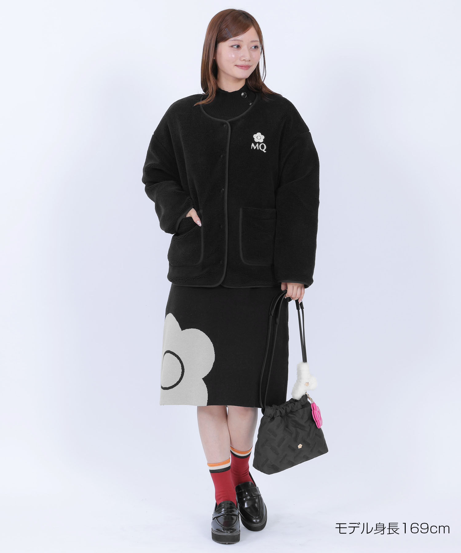 MARY QUANT「MQロゴボア ブルゾン」|ブルゾン・スタジャン|