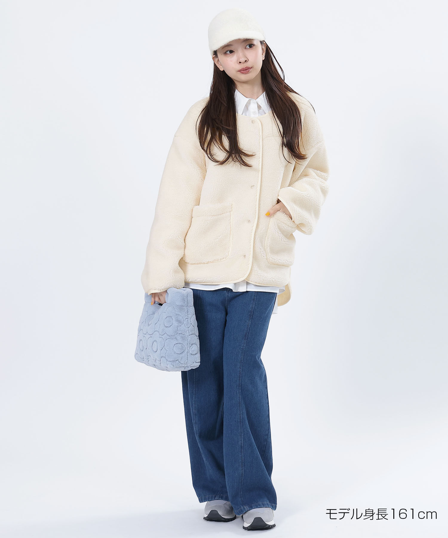 MARY QUANT「MQロゴボア ブルゾン」|ブルゾン・スタジャン|