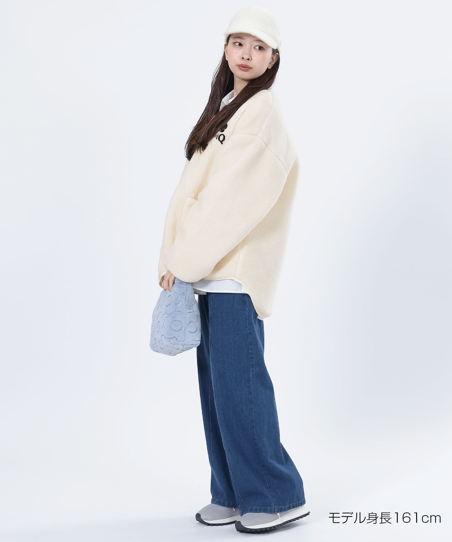 MARY QUANT「MQロゴボア ブルゾン」|ブルゾン・スタジャン|