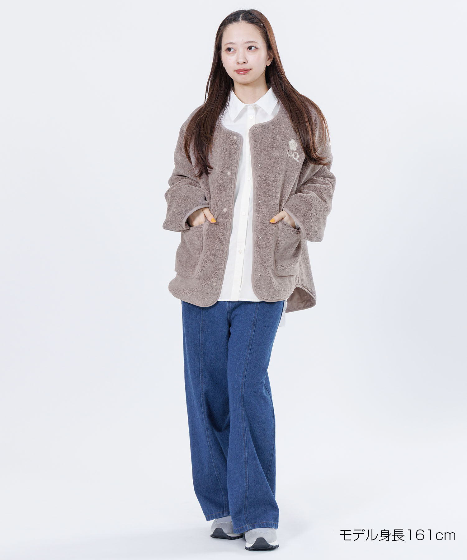 MARY QUANT「MQロゴボア ブルゾン」|ブルゾン・スタジャン|