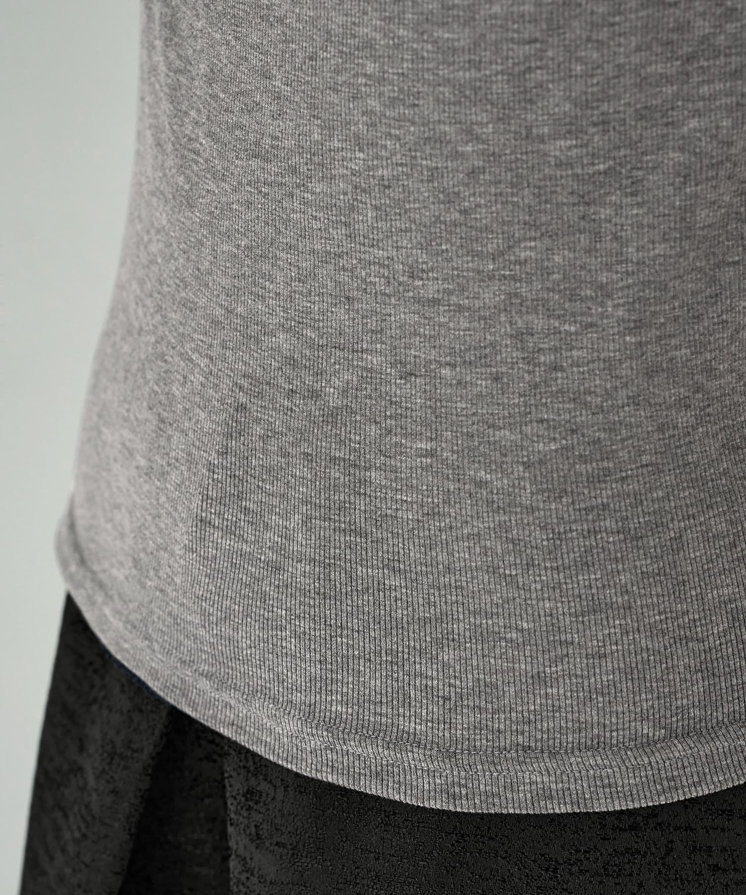 STYLE DELI「とろみ薄リブルーズタートルトップス」|Tシャツ・カットソー|