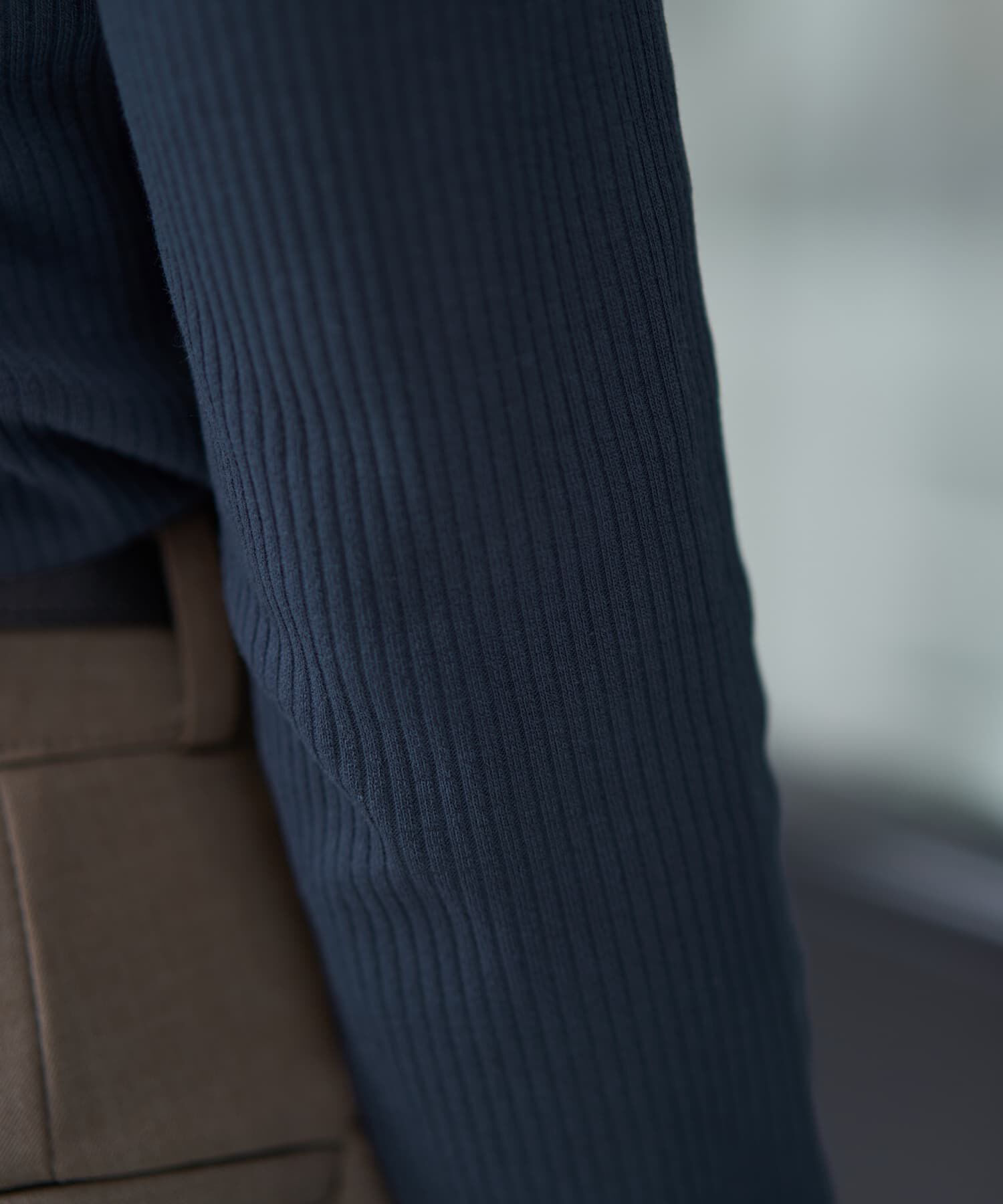 STYLE DELI「中太リブBASIC長袖カットソートップス」|Tシャツ・カットソー|