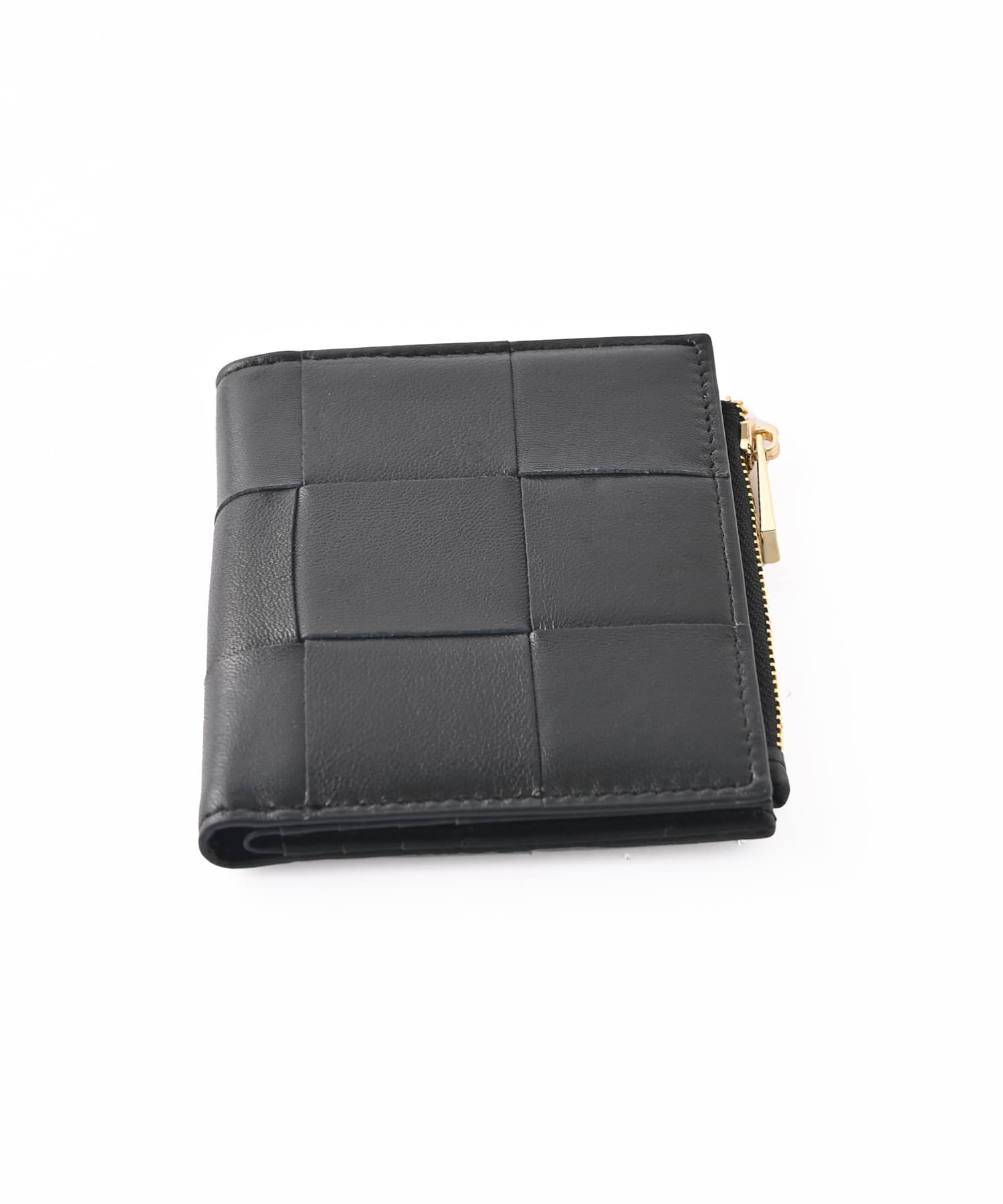 STYLE DELI「【DELI by】編み込みリアルレザー二つ折りウォレット」|財布|