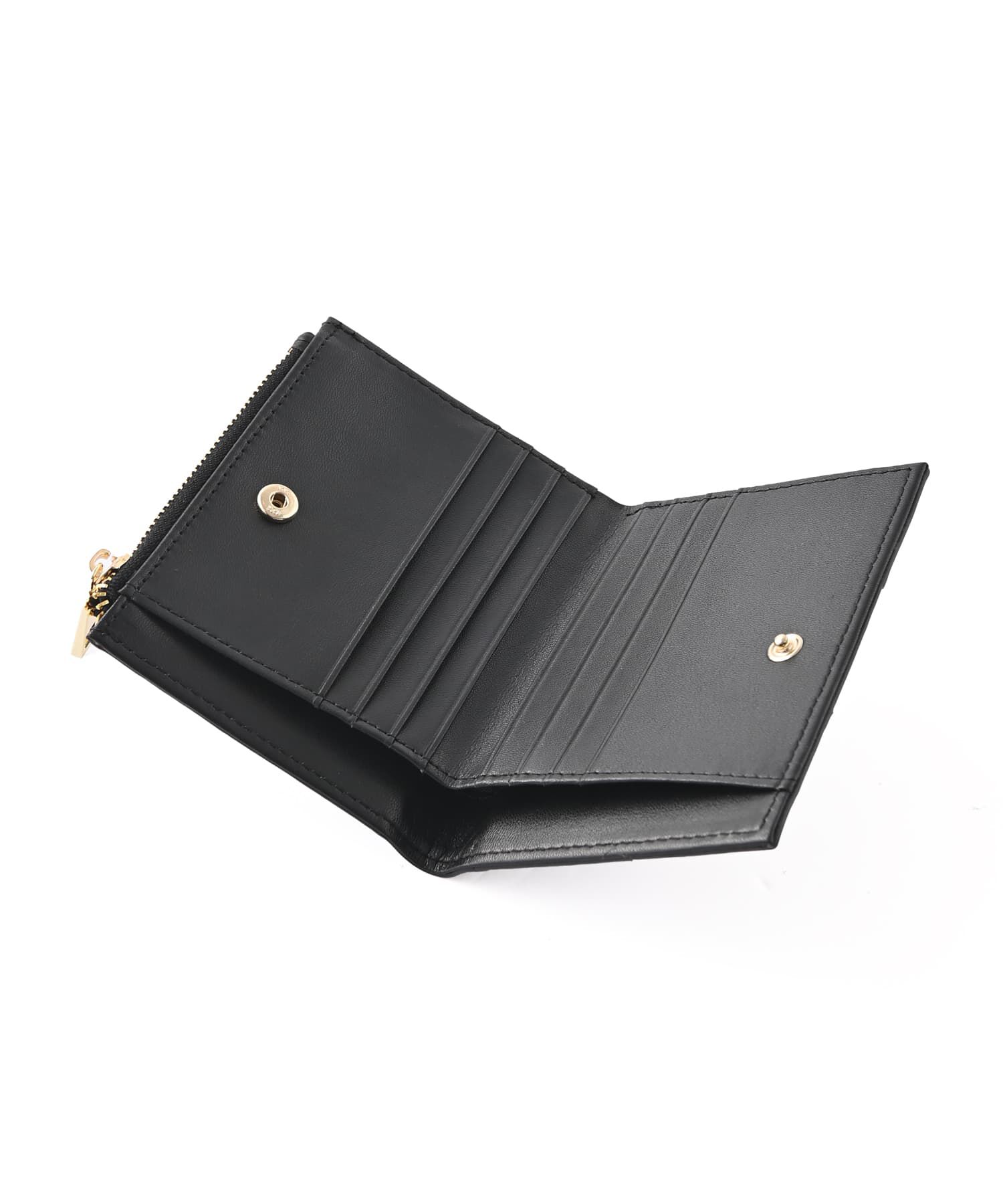 STYLE DELI「【DELI by】編み込みリアルレザー二つ折りウォレット」|財布|