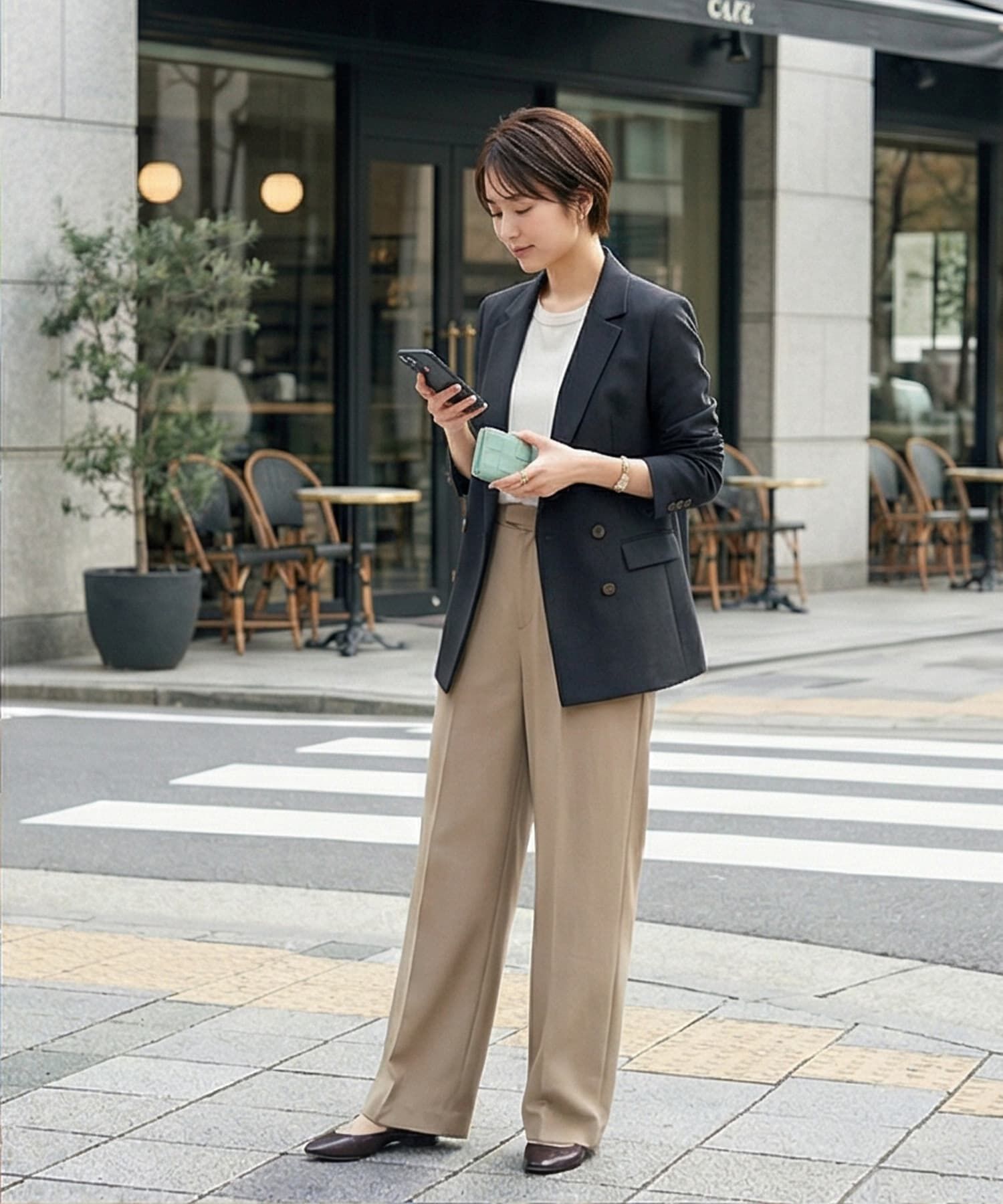 STYLE DELI「【DELI by】編み込みリアルレザー二つ折りウォレット」|財布|