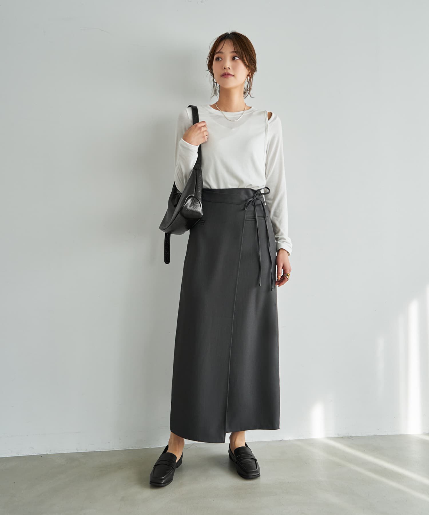 STYLE DELI「スタイリッシュラップスカート」|スカート|