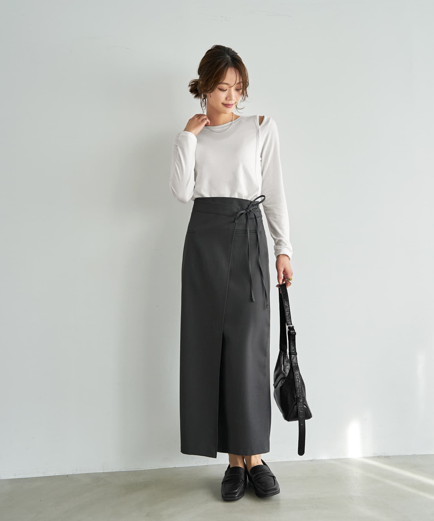 STYLE DELI「スタイリッシュラップスカート」|スカート|