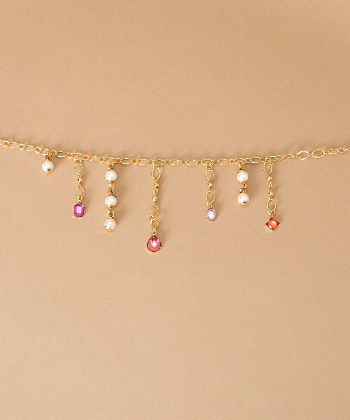 Samantha Thavasa「カラービジュー バッグネックレス」|チャーム・キーホルダー|