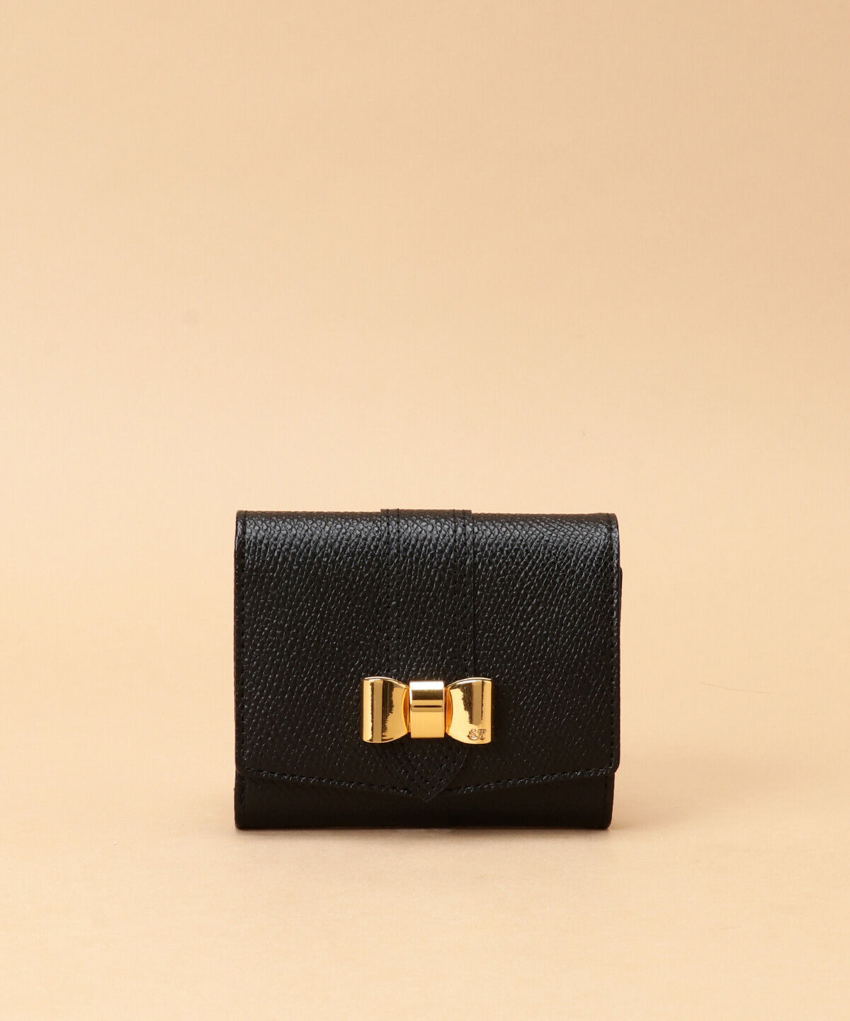 Samantha Thavasa「リボンモチーフ 折財布」|財布|ブラック