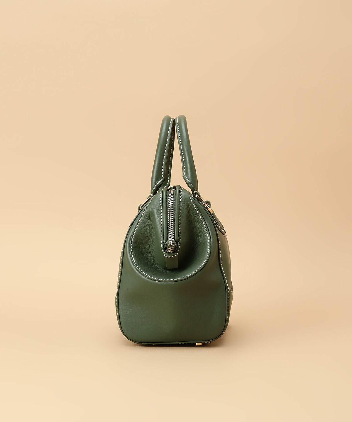 Samantha Thavasa「イタリアンカーフレザー ボストンバッグ 大サイズ」|ハンドバッグ|