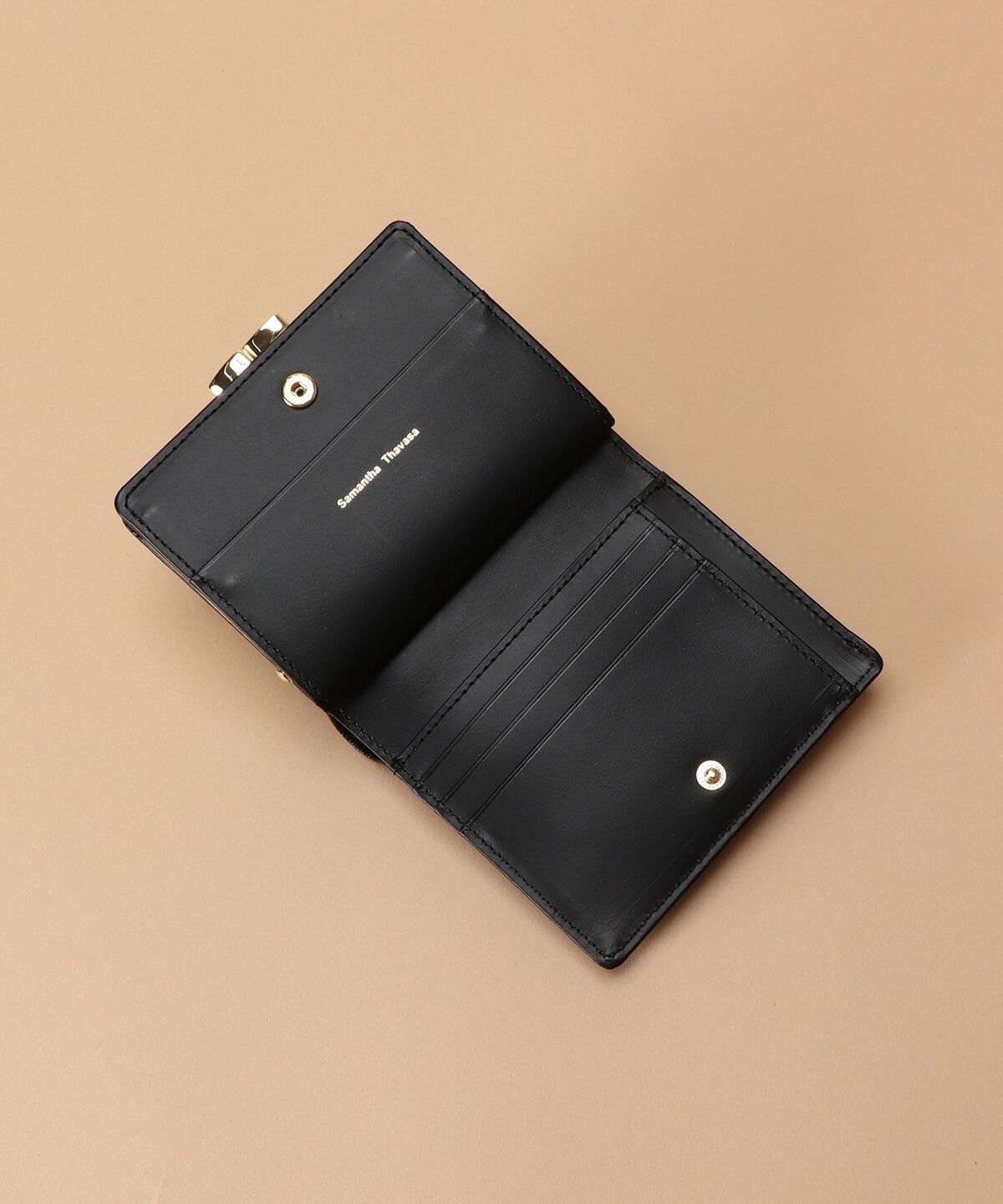 Samantha Thavasa「レース調型押し口金折財布」|財布|