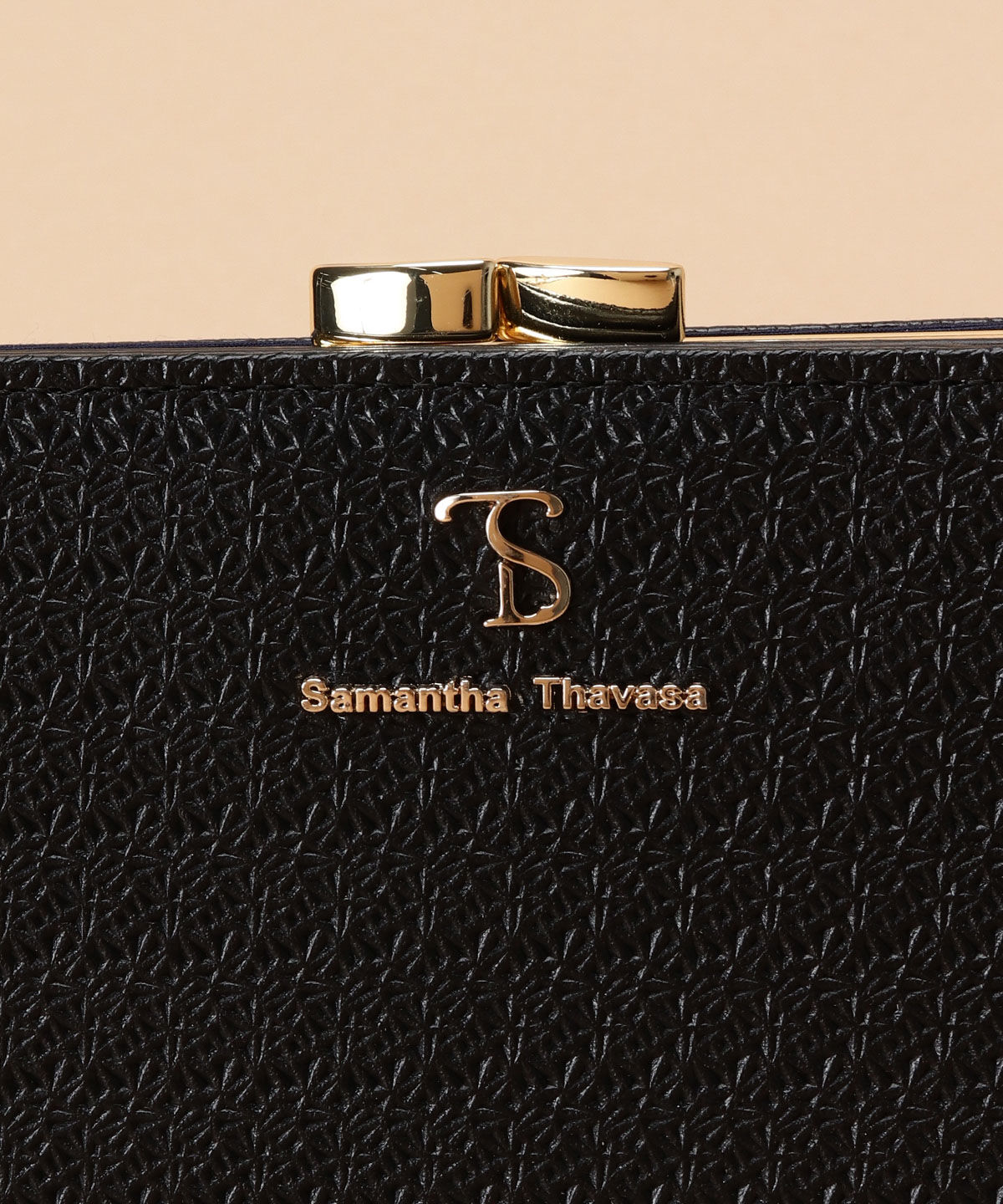 Samantha Thavasa「レース調型押し口金折財布」|財布|