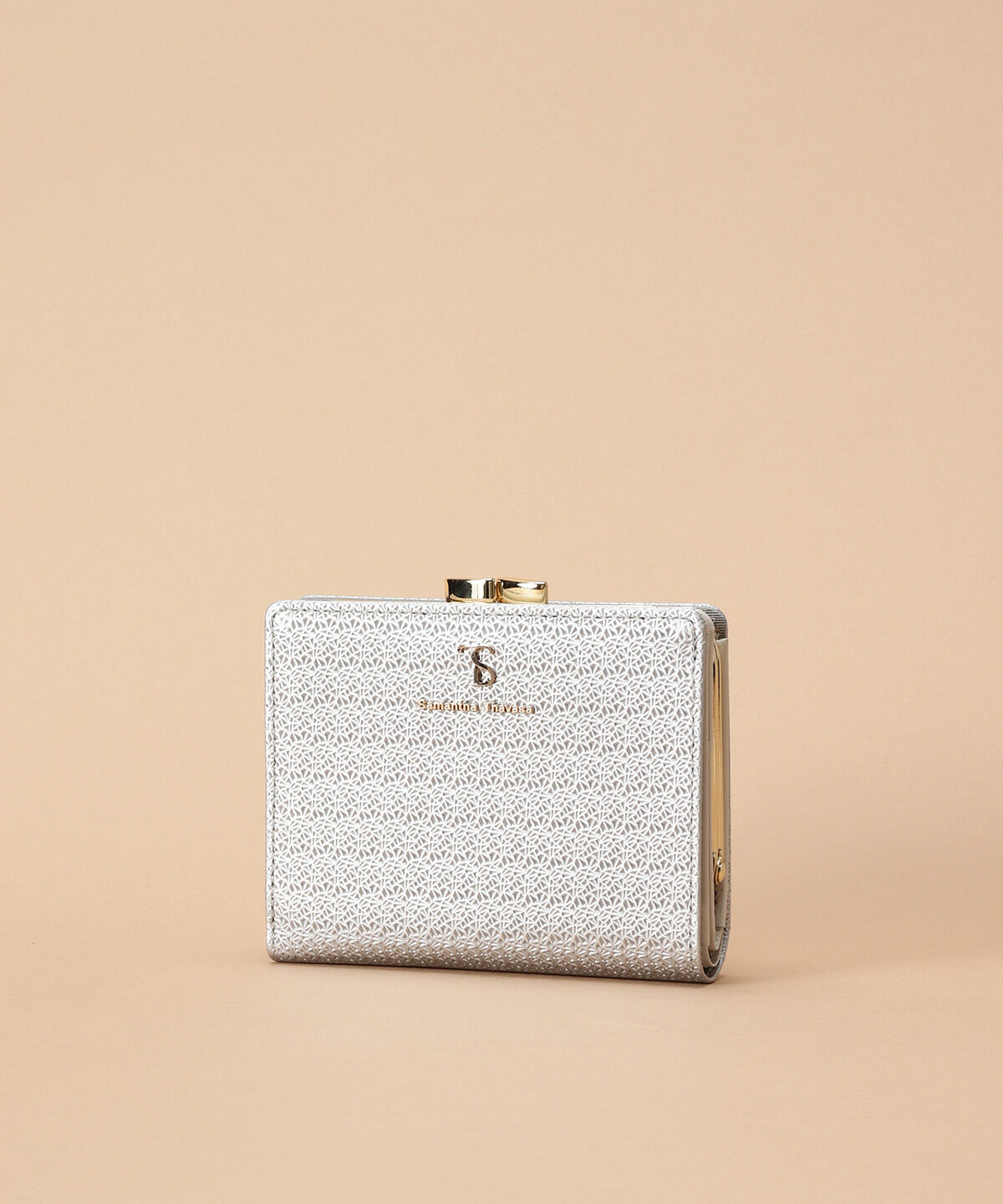 Samantha Thavasa「レース調型押し口金折財布」|財布|