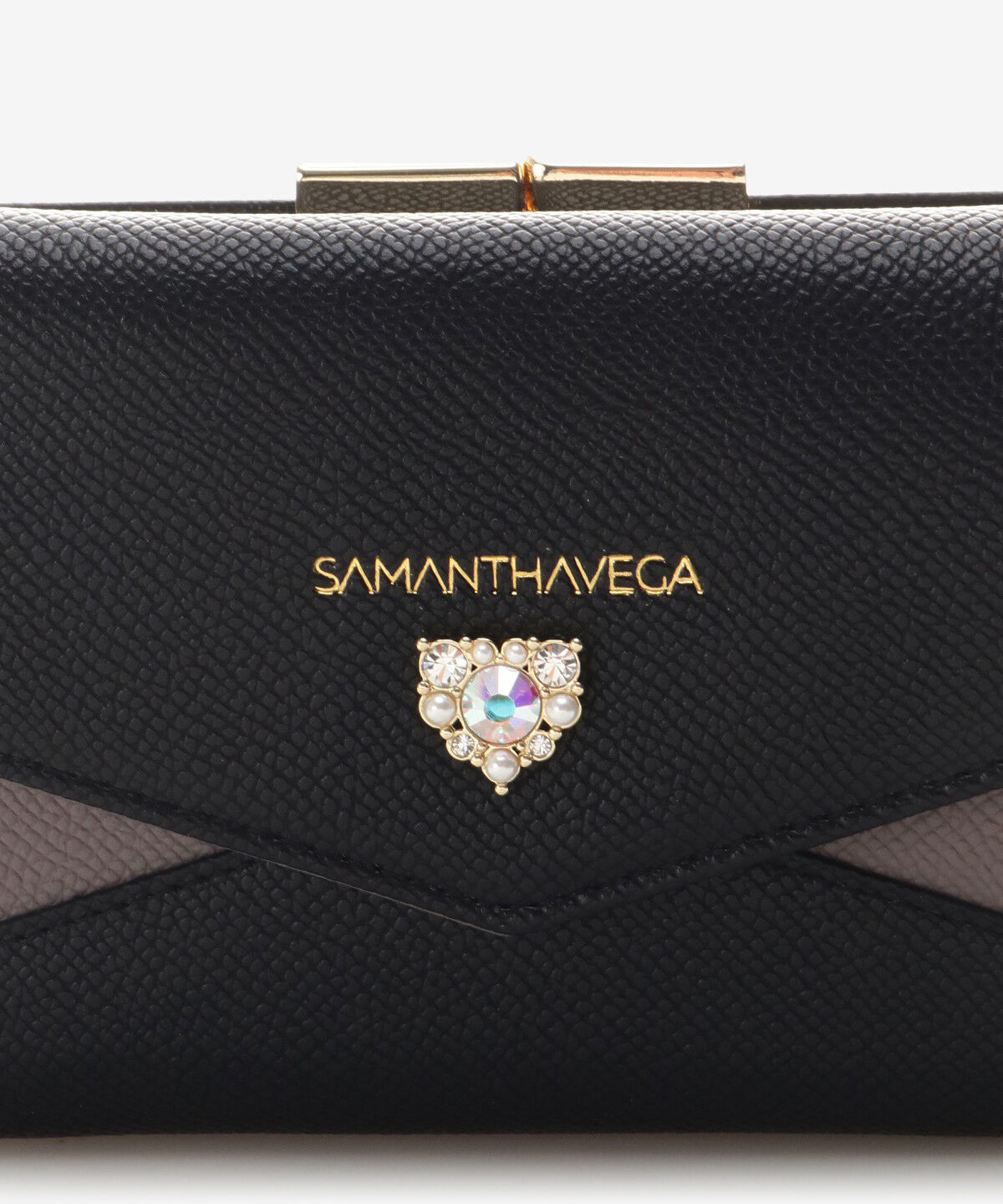 Samantha Vega「ハートビジュー付き折財布」|財布|