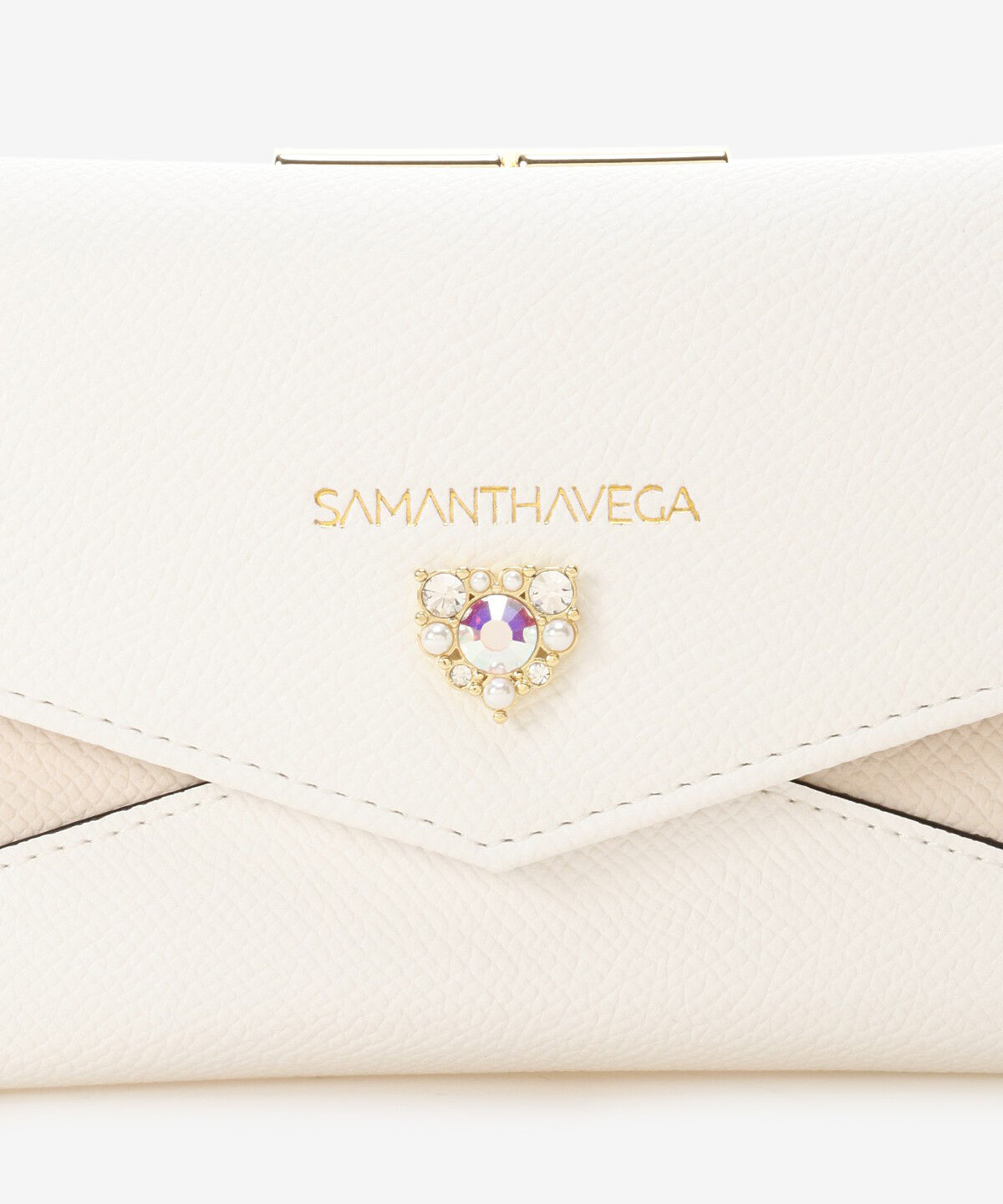 Samantha Vega「ハートビジュー付き折財布」|財布|