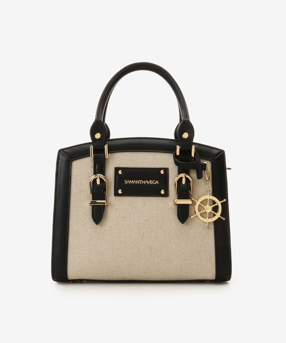 Samantha Vega「マリンモチーフハンドバッグ」|ハンドバッグ|ブラック