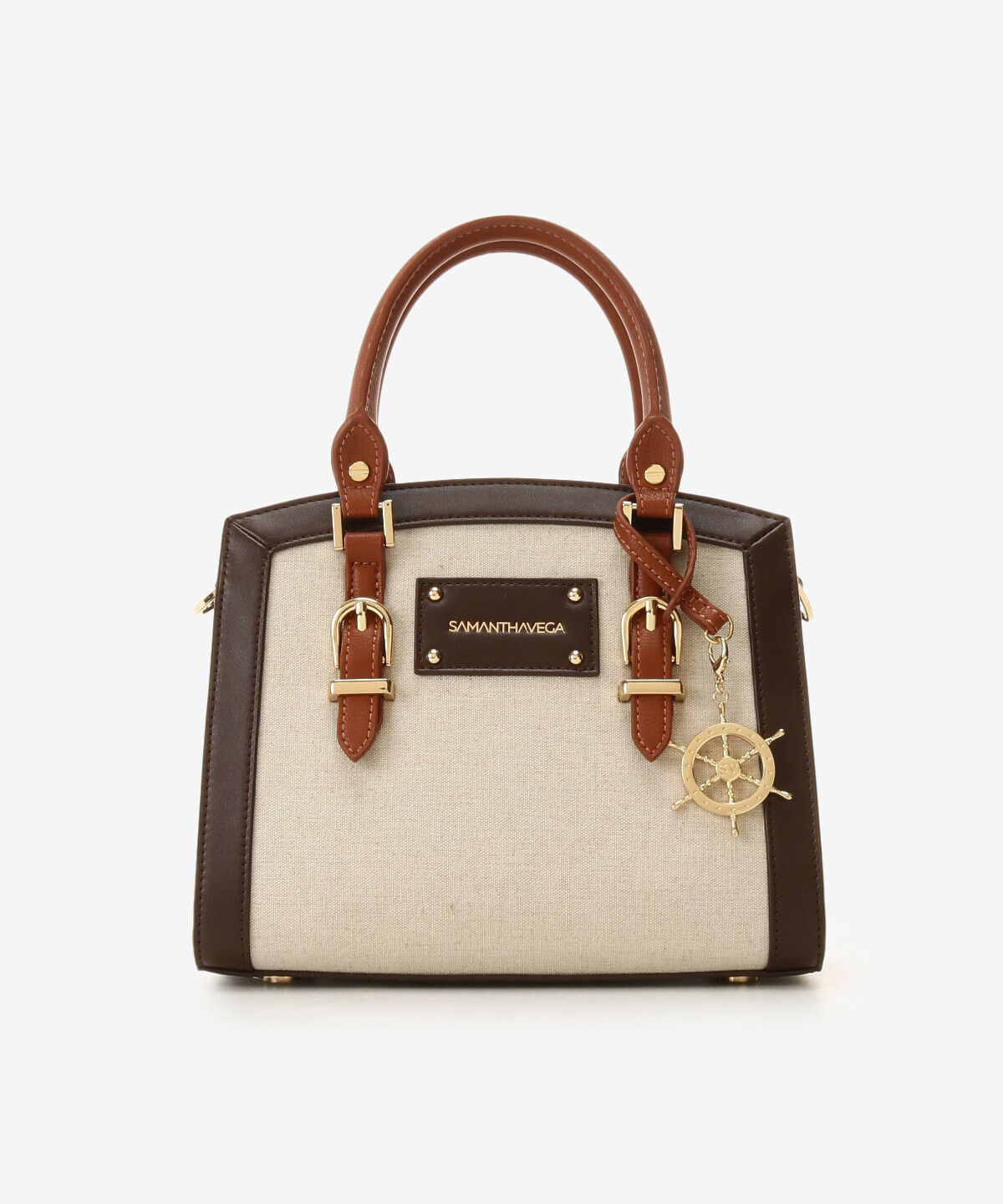Samantha Vega「マリンモチーフハンドバッグ」|ハンドバッグ|ブラウン