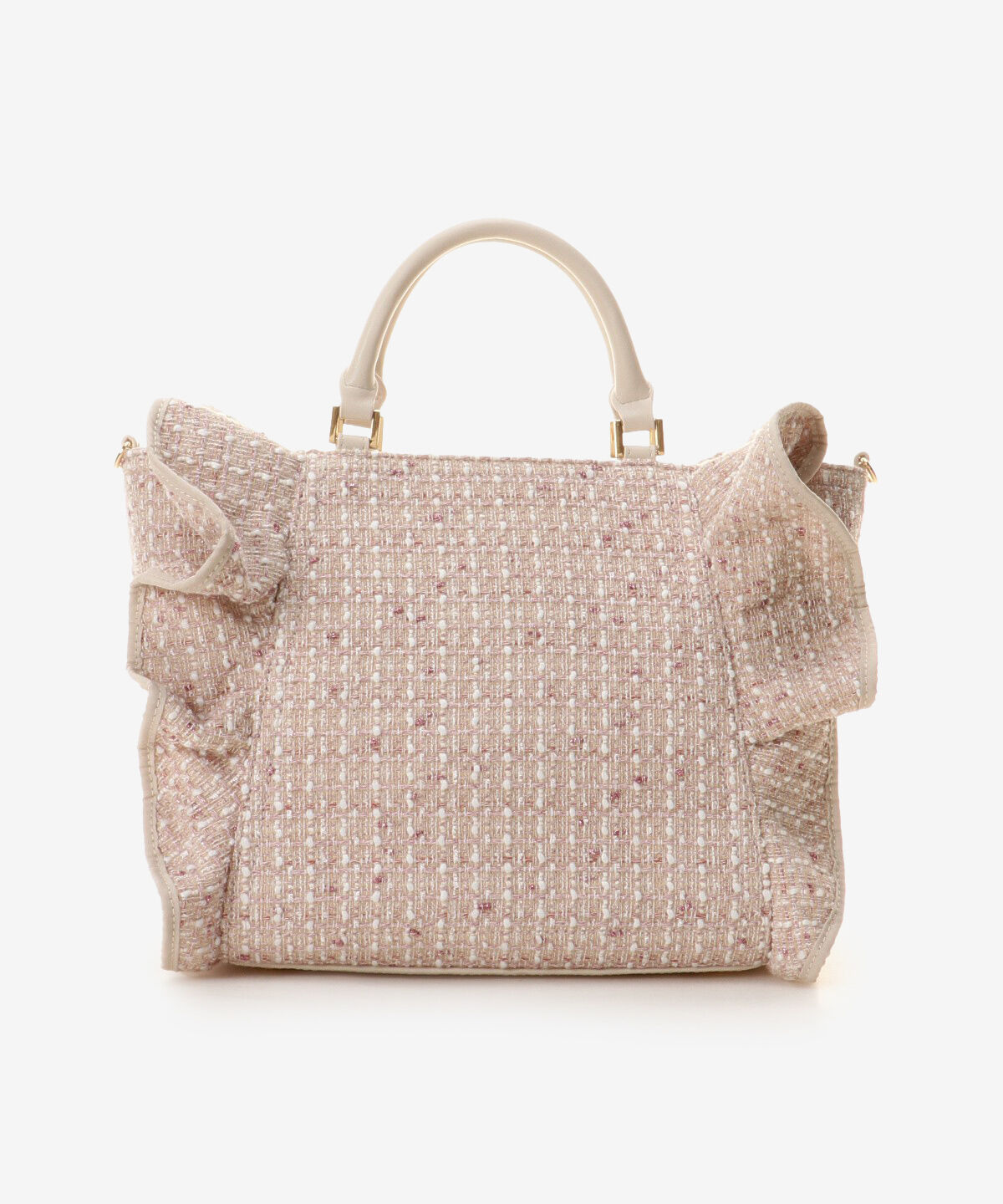 Samantha Vega「ツイードフリルトート(大)」|ハンドバッグ|