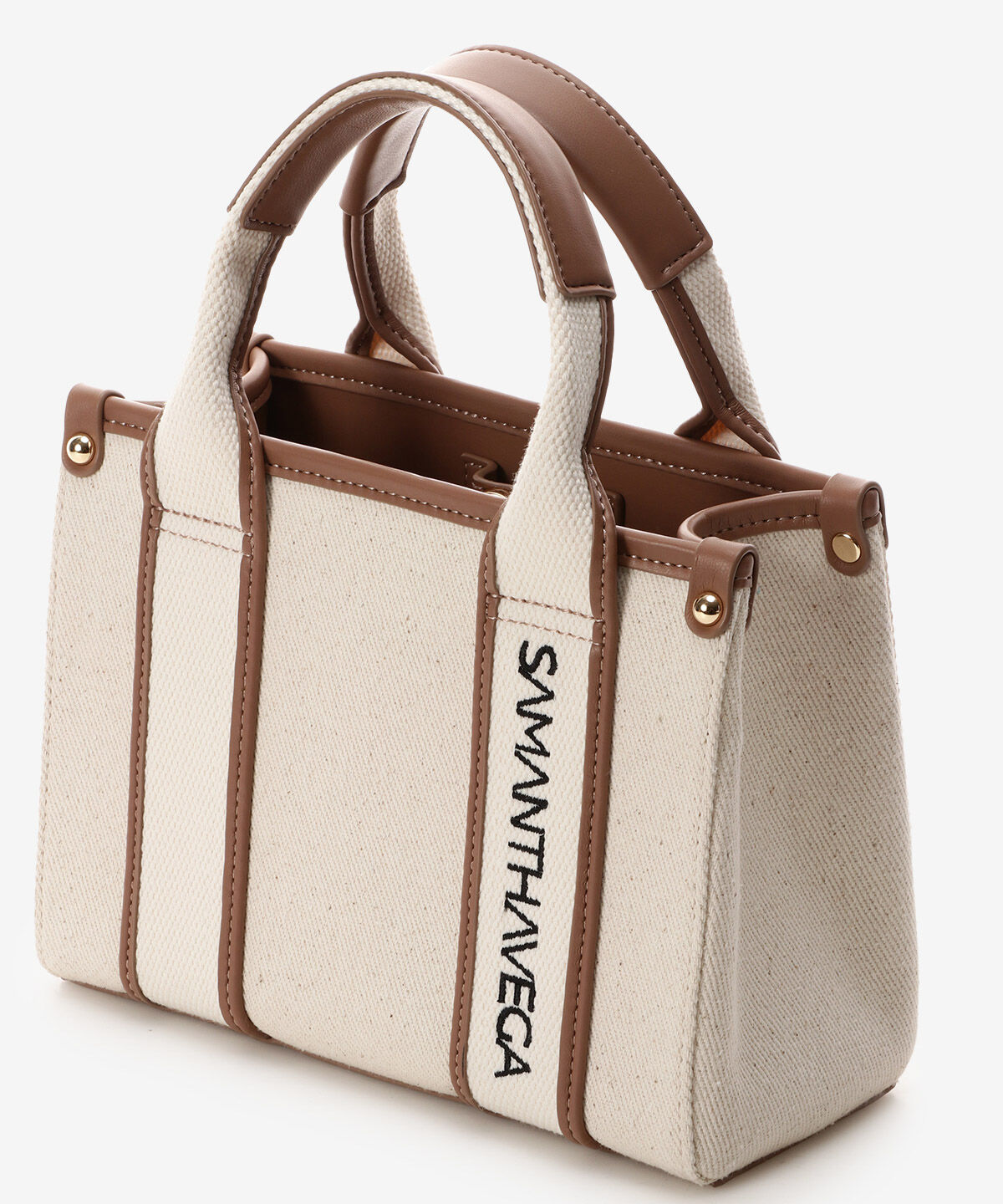 Samantha Vega「ロゴテープキャンバスショルダーバッグ（ミニ）」|ショルダー・メッセンジャー|