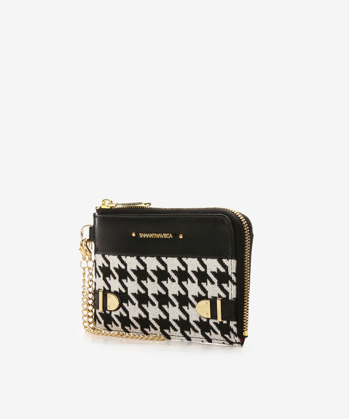 Samantha Vega「千鳥格子ベルト金具マルチケース」|コインケース|