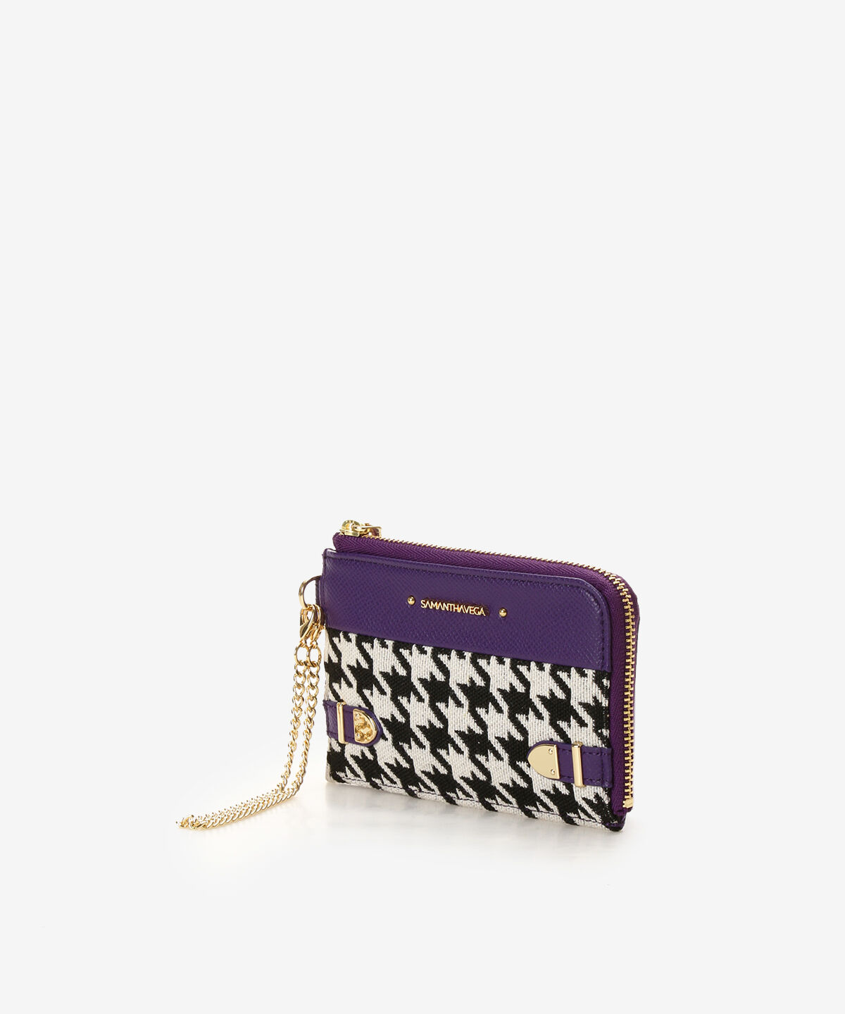 Samantha Vega「千鳥格子ベルト金具マルチケース」|コインケース|
