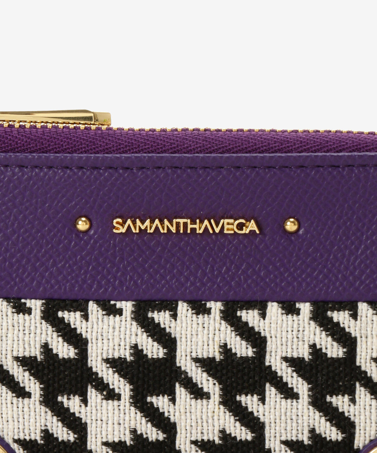 Samantha Vega「千鳥格子ベルト金具マルチケース」|コインケース|