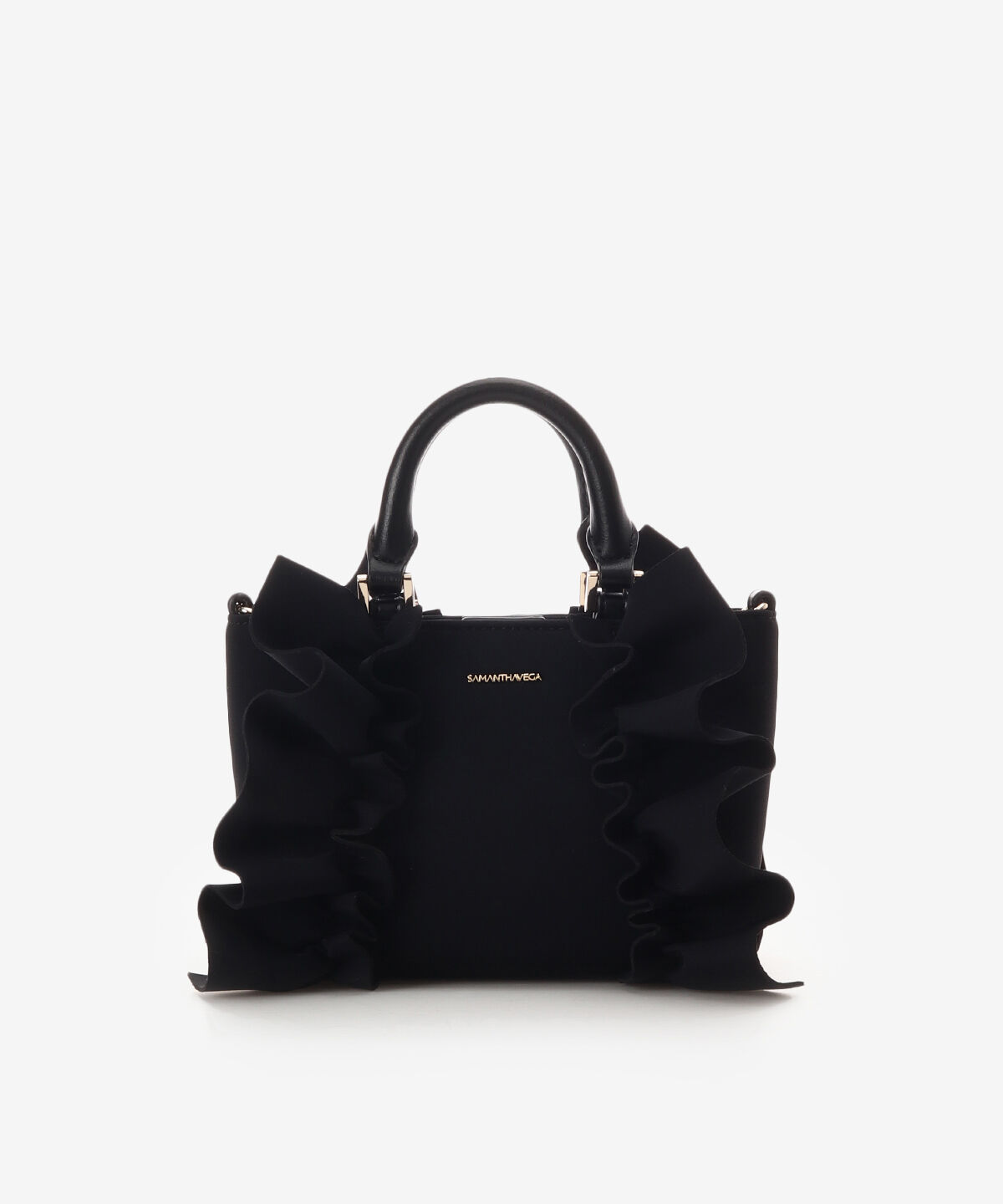 Samantha Vega「シンプルフリルハンドバッグ（ミニ）」|ハンドバッグ|