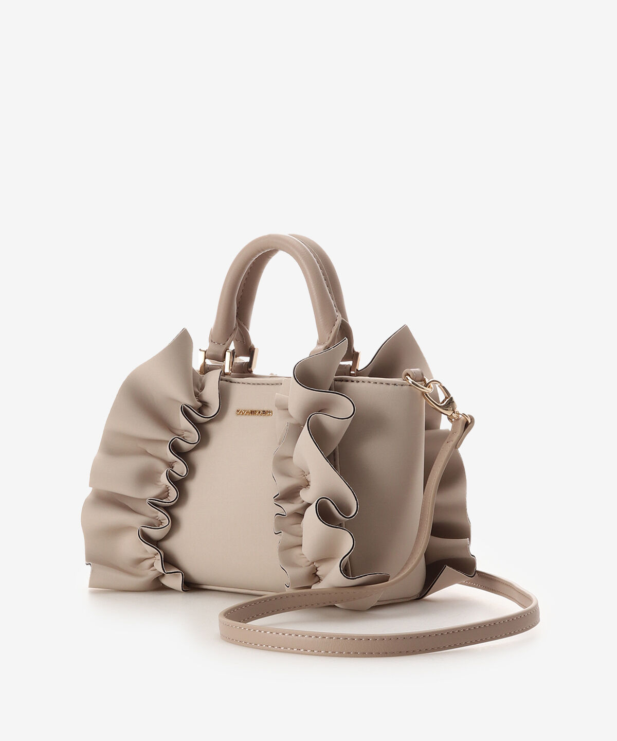 Samantha Vega「シンプルフリルハンドバッグ（ミニ）」|ハンドバッグ|