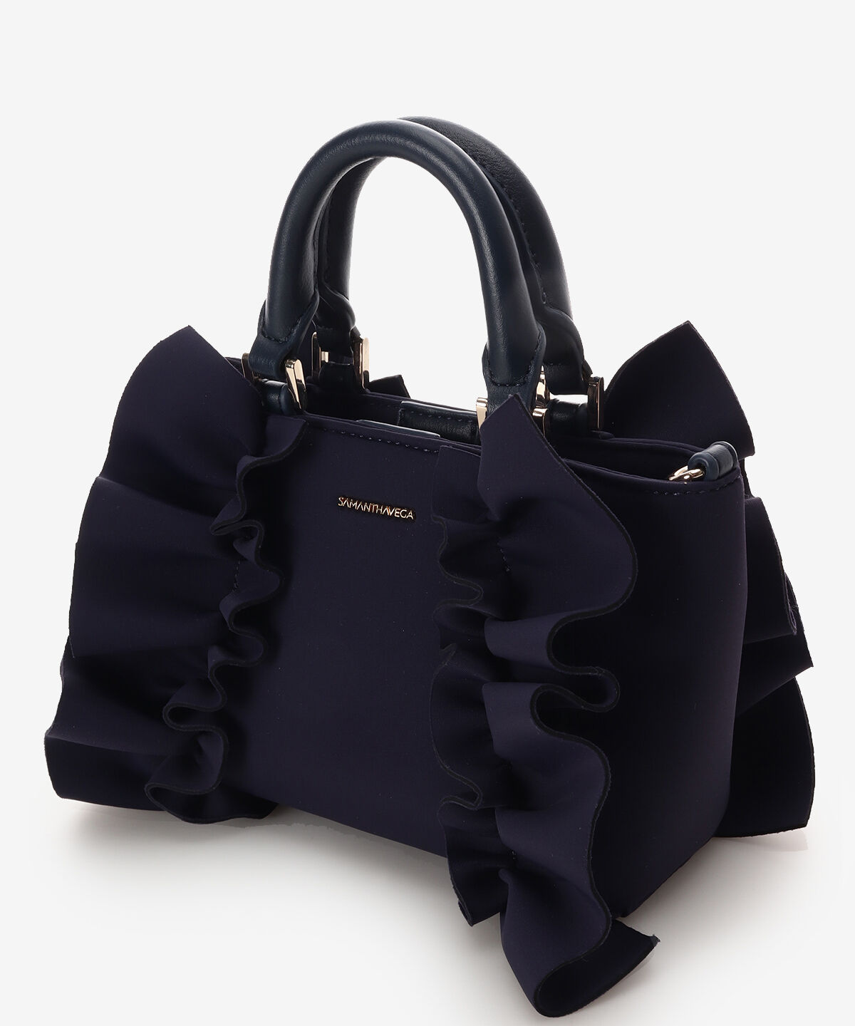 Samantha Vega「シンプルフリルハンドバッグ（ミニ）」|ハンドバッグ|