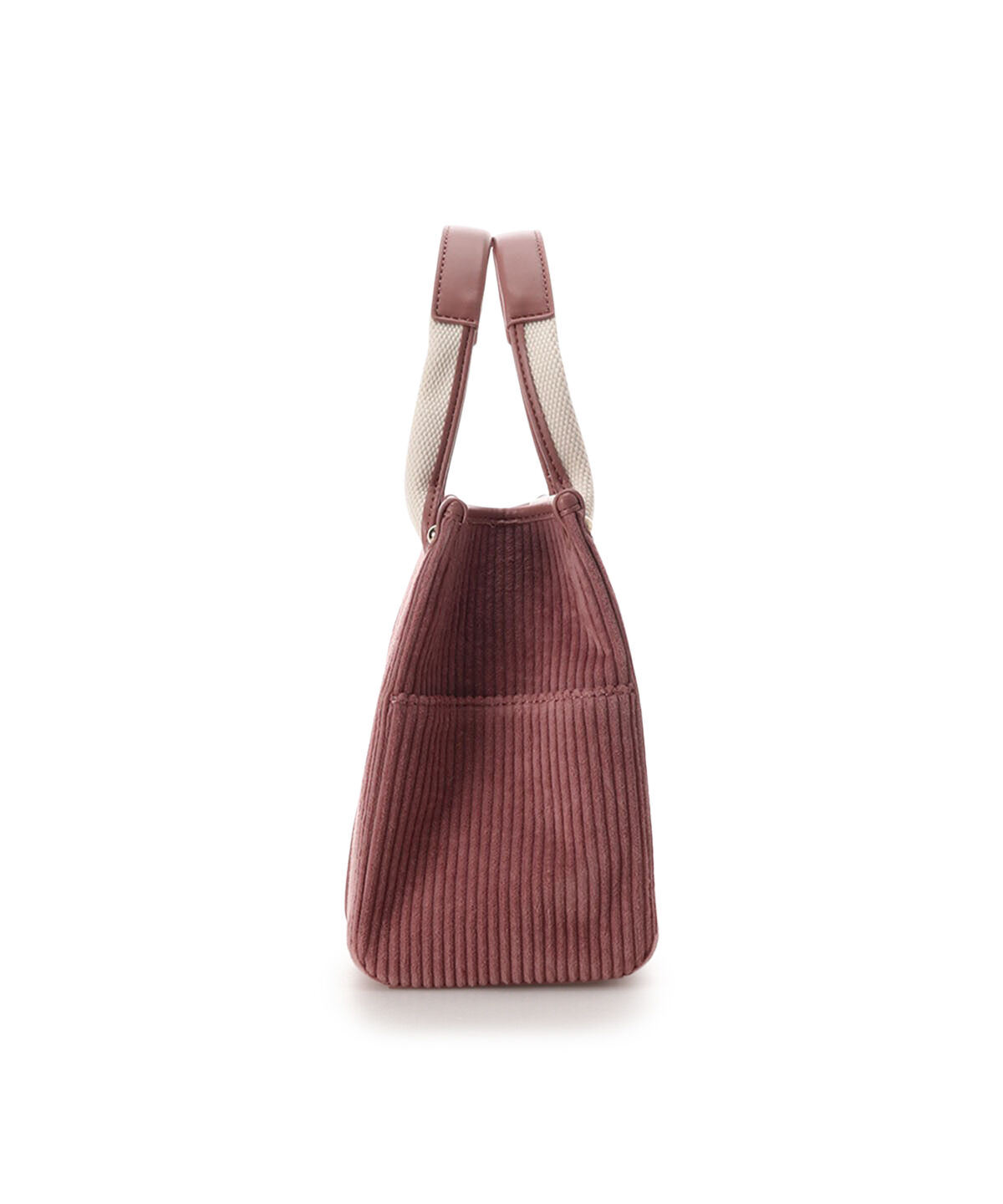 Samantha Vega「ロゴテープコーデュロイトート（小）」|ハンドバッグ|