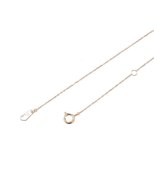 Samantha Tiara「K10 PG シンプルドロップネックレス」|ネックレス|