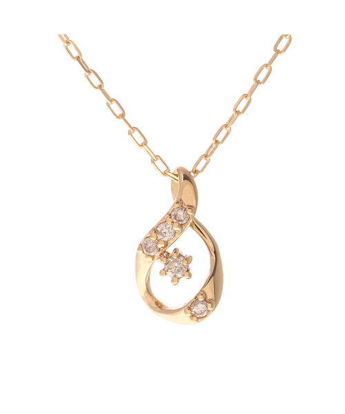 Samantha Tiara「K18 YG ダイヤドロップネックレス」|ネックレス|K18 YG